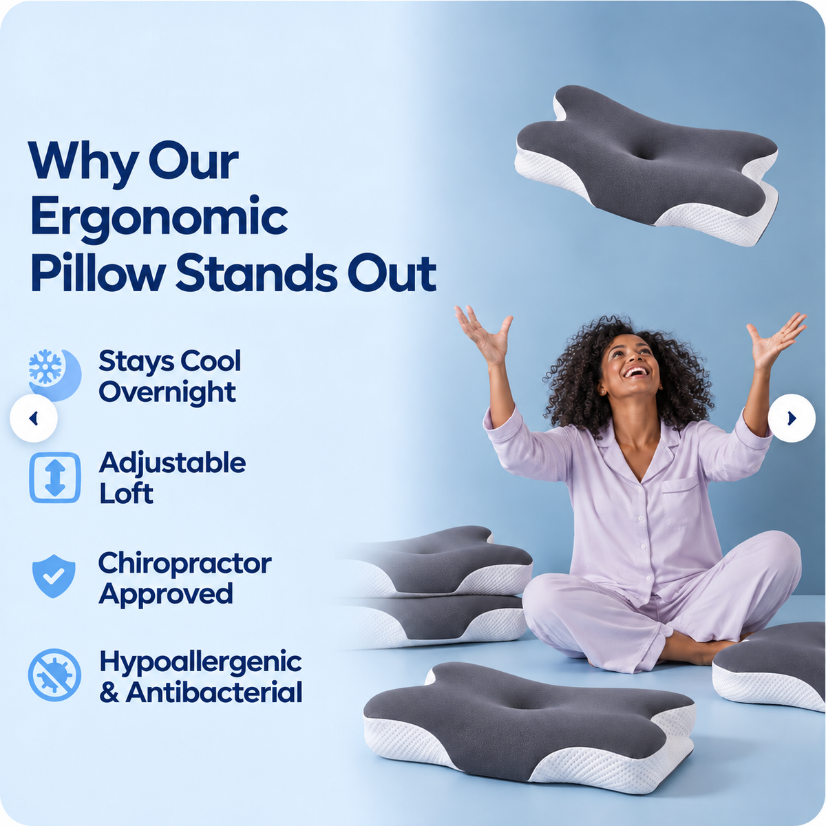 Solenne HushAlign™ Pillow
